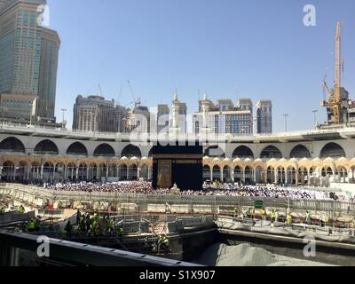 La Mecque Kaaba Arabie Saoudite Banque D'Images