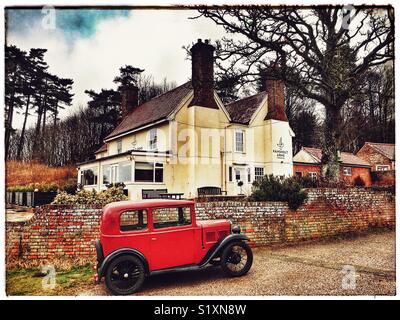 Waldringfield Arms public House Suffolk en Angleterre. Banque D'Images