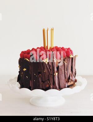 Gâteau d’anniversaire Banque D'Images