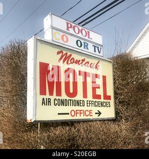 Motel Montauk, Avril 2018 Banque D'Images