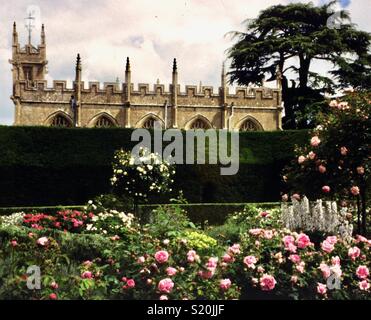 L'église de Sainte Marie dans le parc du château de Sudeley , Gloucestershire Banque D'Images