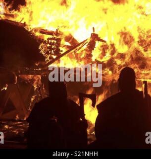 Up Helly Aa, Shetland Banque D'Images