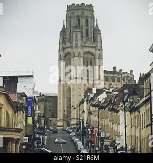 Wills Memorial Building Tower, Bristol Banque D'Images