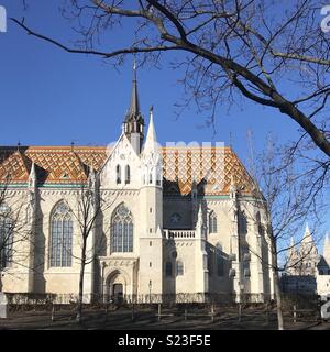 L'église Matthias, Budapest Banque D'Images