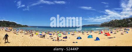 Plage d'eau douce, Sydney, NSW, Australie Banque D'Images