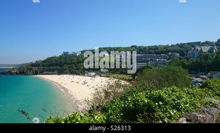 La plage de Porthminster, St Ives, Cornwall Banque D'Images