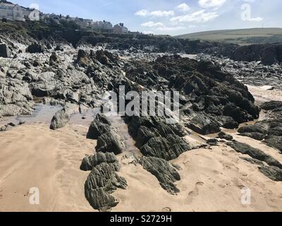 Woolacombe sands Banque D'Images