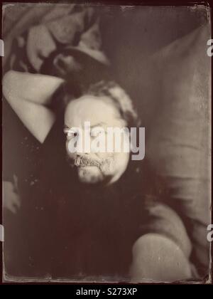 Portrait d'homme avec barbe. Banque D'Images