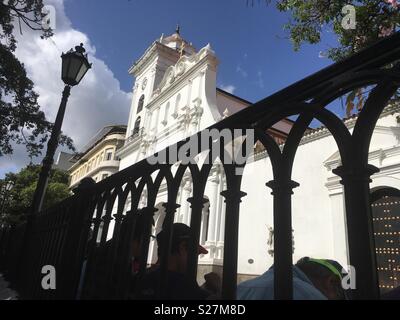 Cathédrale de Caracas au Venezuela. Vicente Quintero. Banque D'Images