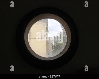 Vista Aérea de la Catedral de Caracas localizada en el centro histórico de la ciudad desde la Biblioteca Simón Rodríguez. Banque D'Images