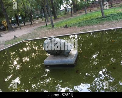 Parc Los Caobos Caracas, Venezuela. Vicente Quintero Banque D'Images