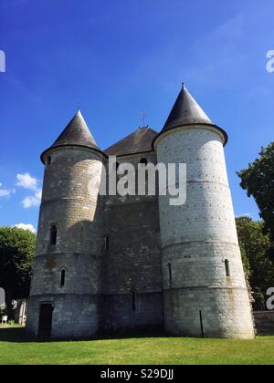 Le Château de Pierre, Vernon, Normandie, France Banque D'Images