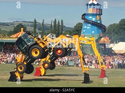 Dancing diggers Banque D'Images