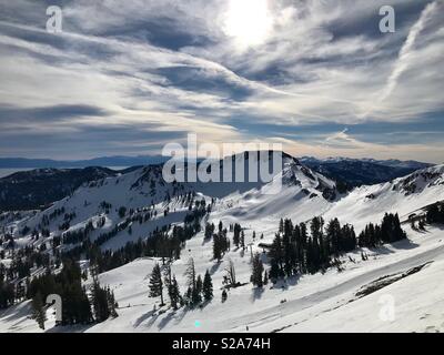 Squaw Valley Tahoe Banque D'Images