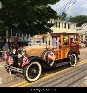Village de Barnstable 4 juillet 2018 Parade, Barnstable, Cape Cod, Massachusetts, United States Banque D'Images