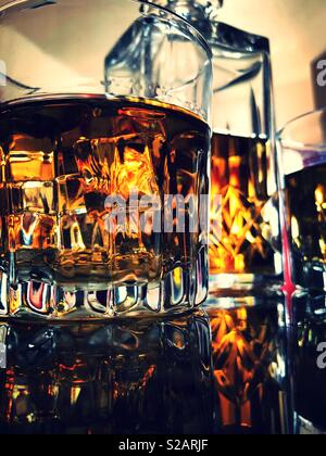 Whiskey on the rocks Banque D'Images