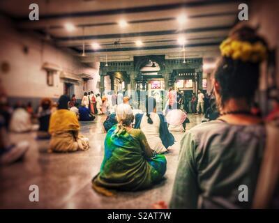 À l'Ashram de Sri Ramana Maharshi Arunachala par Tiruvannamalai, Tamil Nadu, Inde Banque D'Images