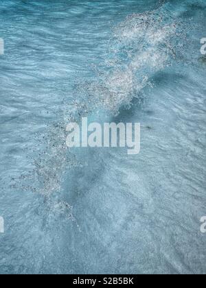 L'image de texture de l'eau dans la piscine à vagues Skytop sur le Grand Resort pont à la Galaxie Hotel et Casino, Macau Banque D'Images