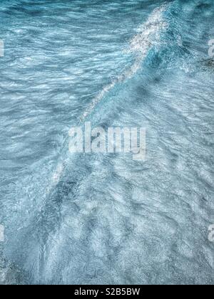 L'image de texture de l'eau dans la piscine à vagues Skytop sur le Grand Resort pont à la Galaxie Hotel et Casino, Macau Banque D'Images