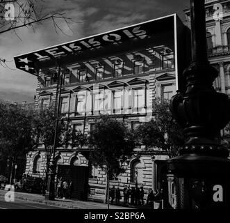 Maison de la terreur Museum, Budapest, Hongrie Banque D'Images