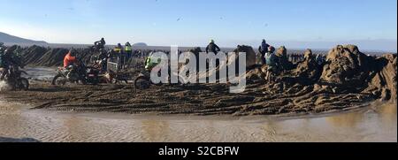 Weston Beach Race 2018 Banque D'Images