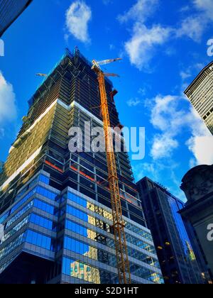 Construction en hauteur de 1 Vanderbilt Place, NEW YORK, USA Banque D'Images