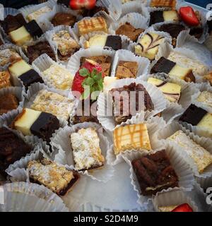 Table de desserts. Banque D'Images