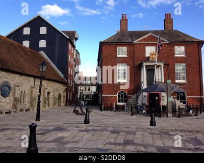 Customs House Poole Quay Banque D'Images