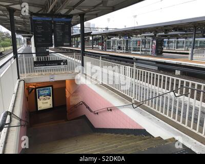 La gare de Richmond, à Melbourne, Victoria, Australie Banque D'Images