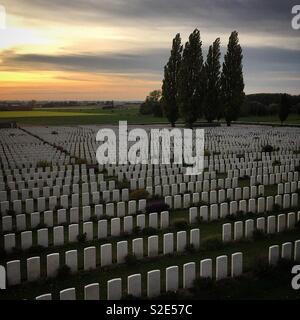 CWGC Tyne Cot Cemetery Banque D'Images