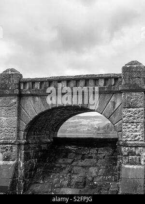 Lake Vyrnwy dam Banque D'Images