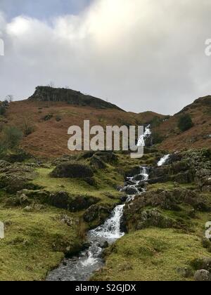 Easedale Beck, près de Grasmere Banque D'Images