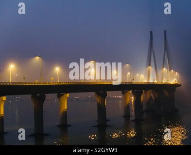 Le Bandra Worli Sea link Banque D'Images