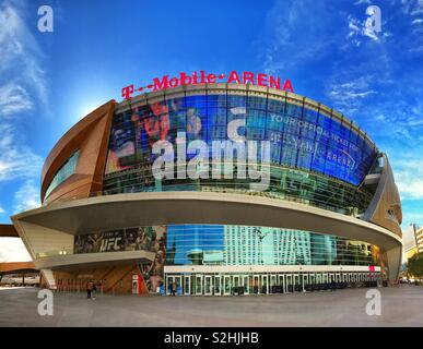 T Mobile Arena de Las Vegas Banque D'Images