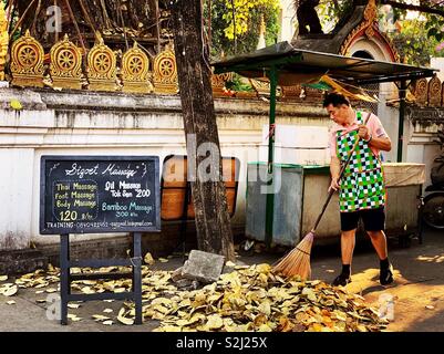 Vie quotidienne Chiang Mai Thaïlande Banque D'Images