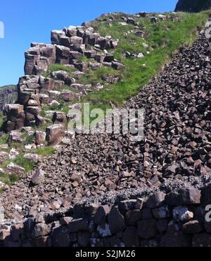 Giant's Causeway Irlande du Nord. Banque D'Images