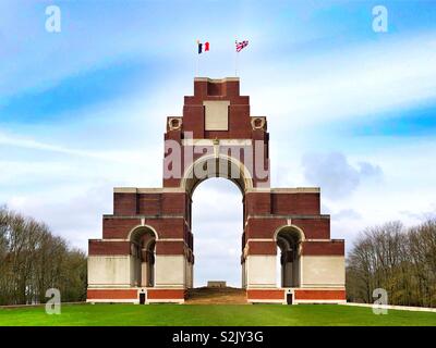 Le Mémorial de Thiepval à ceux qui ont été perdus ou disparus dans la bataille de la Somme, 1916. Banque D'Images