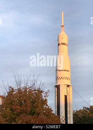 Est Space and Rocket Center Huntsville Alabama Banque D'Images