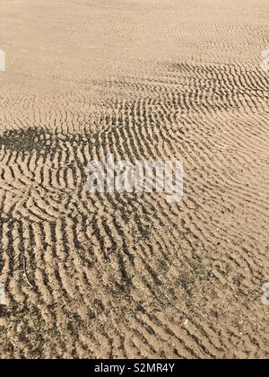 Les modèles de la nature. L'eau, le vent, le sable Nature papier peint dessin Banque D'Images