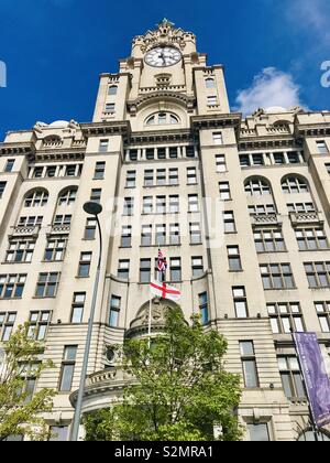 Liver Building Liverpool Banque D'Images