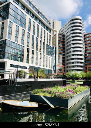 Les jardins flottants de Londres Banque D'Images