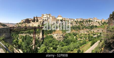 Vue panoramique. Cuenca, Espagne. Banque D'Images