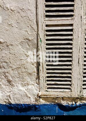 Obturateur de lavage blanc Majorque Banque D'Images