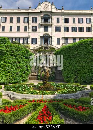 Villa Carlotta sur le lac de Côme Banque D'Images