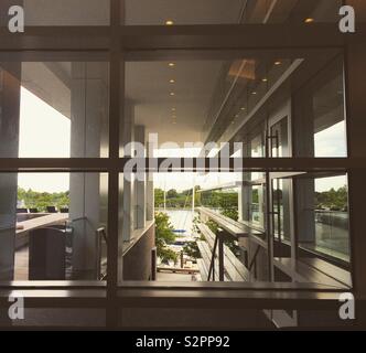 À partir de l'entrée de l'établissement Hyatt House Washington D.C./le quai, Washington, D.C., United States Banque D'Images