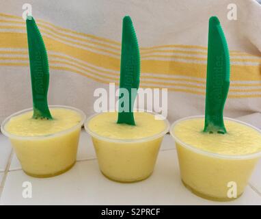 Pineapple pop congelé Banque D'Images