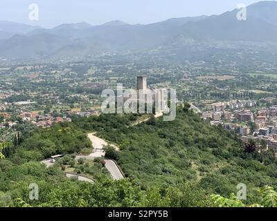 Janula Forteresse, Cassino, Italie Banque D'Images