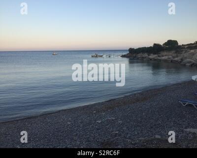 Avdimou beach Chypre Banque D'Images