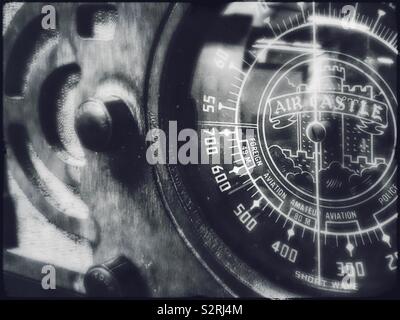 Château de l'air radio vintage Banque D'Images