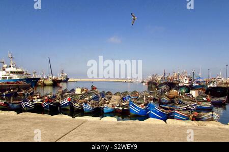 Port de pêche à Agadir Maroc Banque D'Images